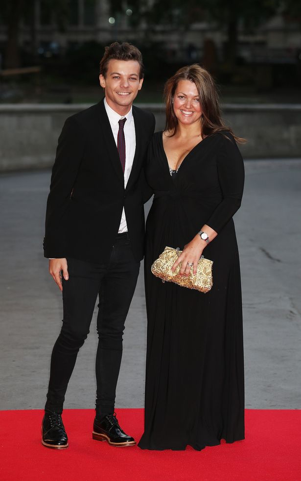  Louis Tomlinson and his mother Johannah Poulston