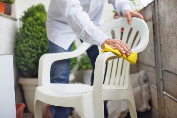 Revive garden furniture with 69p dish soap and a toothbrush for a quick and affordable refresh ahead of spring