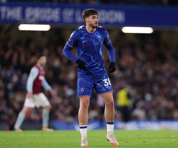 Marc Guiu during Chelsea vs West Ham