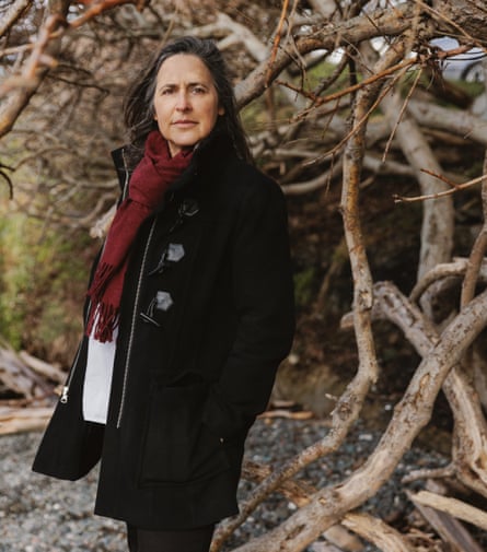 Stefanie Green, an assisted dying doctor in Vancouver, Canada, with branches behind her