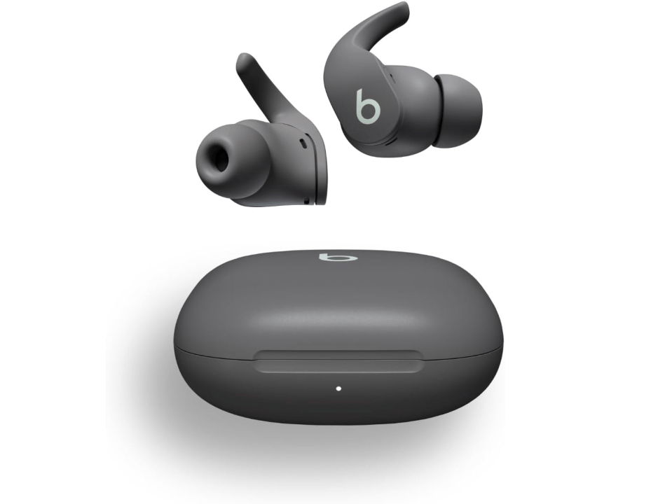 Beats Fit Pro earbuds and charging case.