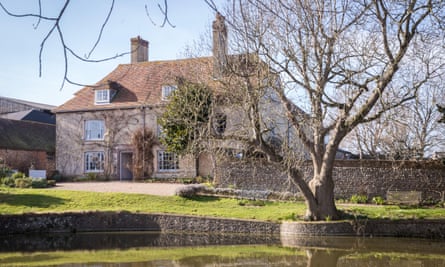 Charleston House in Firle, near Lewes, where key members of the Bloomsbury group lived.