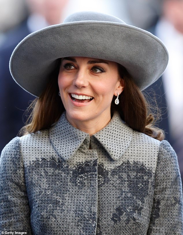 2016: Kate's eyes were the focal point of her beauty look on Commonwealth Observance Day in March