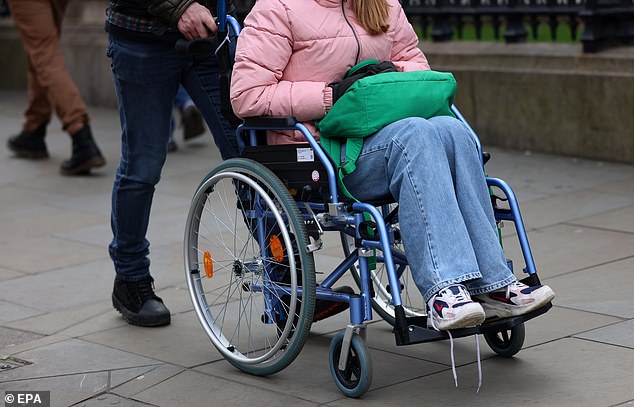 The sickness and disability bill for working-age adults has already risen by £20bn since the pandemic. Pictured: File photo