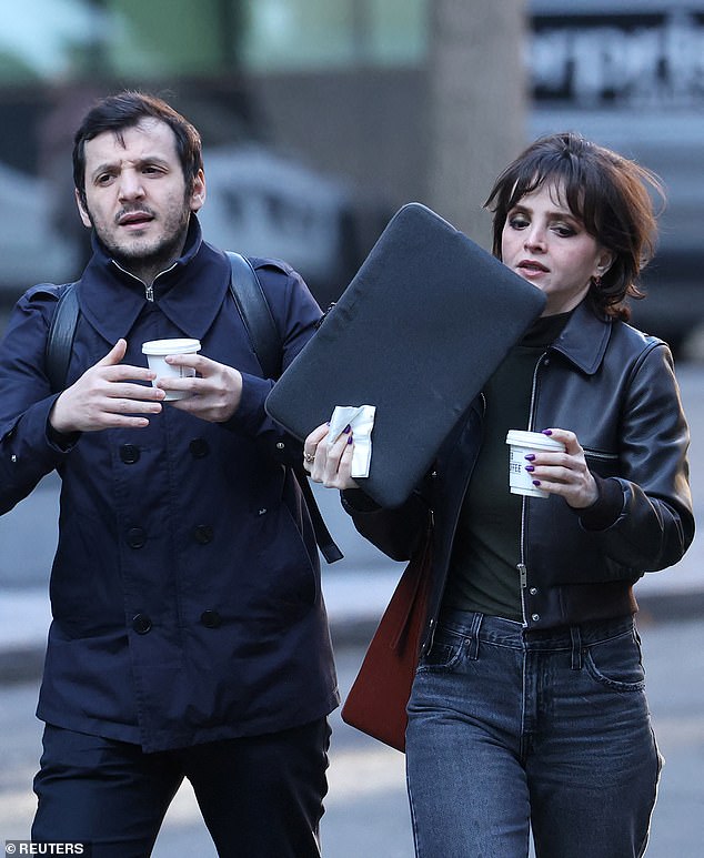 Korfuzi, seen here arriving at Southwark crown court last month with his sister and co-defendant Oerta Korfuzi, has denied the charges against him