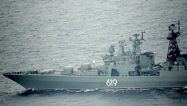 The Severomorsk is stocked with eight anti-aircraft and naval cannons, 72 anti-ship and surface-to-air missiles and 44 anti-submarine torpedoes and rocket launchers