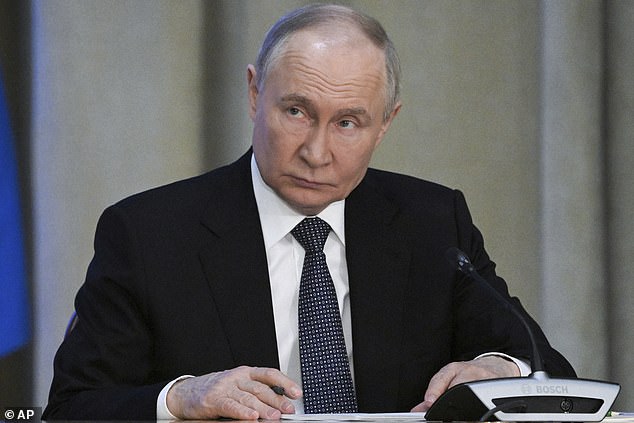 Russian President Vladimir Putin. Sir Keir stressed that any agreement must have the support of the US and that Putin mustn't be allowed to veto how Ukraine decides to defend itself