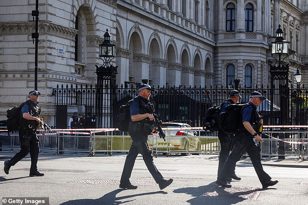 Armed police have become an increasingly frequent sight on the streets of England's capital