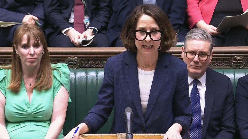 Liz Kendall, Work and Pensions Secretary, giving a statement in the House of Commons.