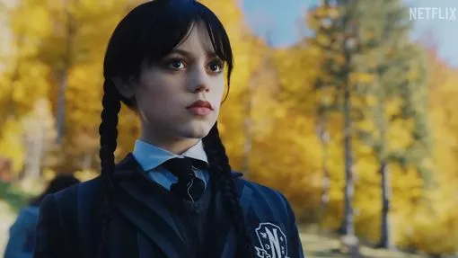 Jenna Ortega as Wednesday Addams