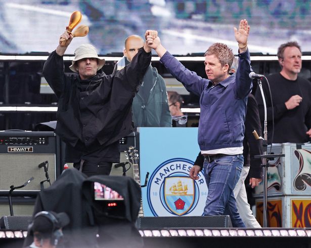 Oasis brothers Liam and Noel Gallagher