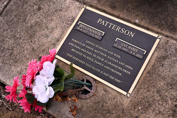 the grave of Don and Gail Patterson at the Korumburra General Cemetery
