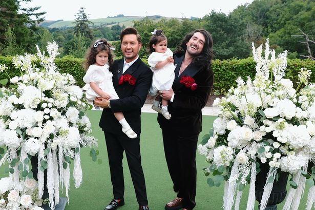Big Brother star Brian Dowling, who rose to fame on series two, has said 'I do' to husband Arthur Gourounlian for a second time