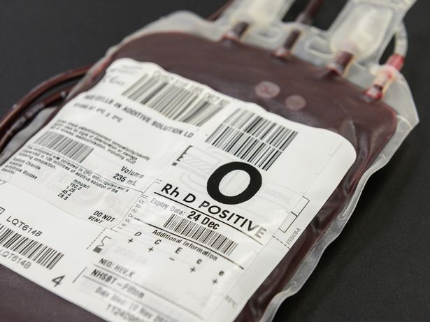A typical blood donation pack