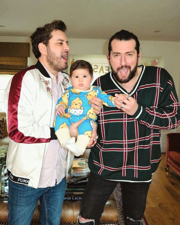 Their wedding renewal comes just one year after they welcomed their second daughter through surrogacy