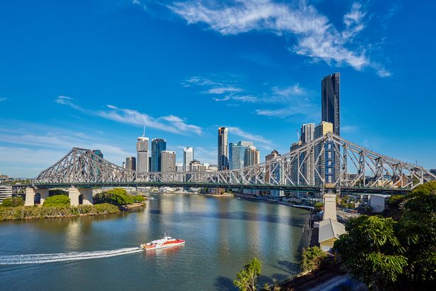 River ferries transporting people on the Brisbane River 
