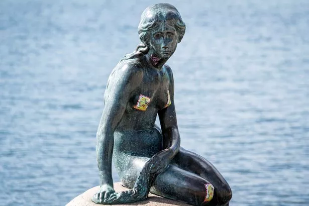 A photo of the Little Mermaid