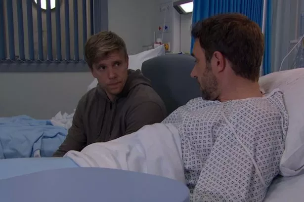 Robert Sugden could well be playing villainous brother John Sugden at this own game