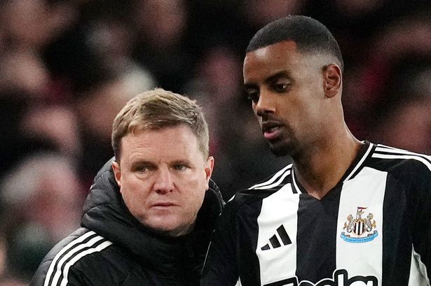 Eddie Howe and Alexander Isak