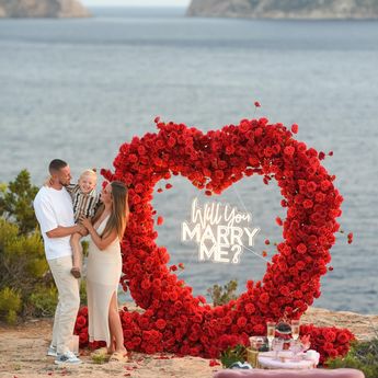 The couple were joined by Joe's son Arlo, four