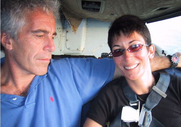 Ghislaine Maxwell and US financier Jeffrey Epstein