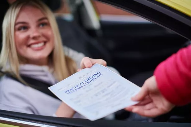learner driver with pass certificate