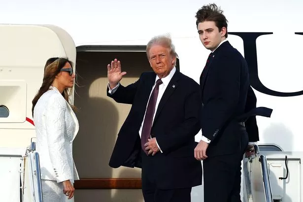 Donald Trump has a theory on how his youngest son Barron grew to be so tall