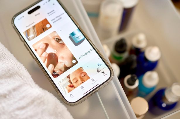 The Hers app arranged on a smartphone in New York, US, on Wednesday, Feb. 12, 2025. A Super Bowl ad touting Hims & Hers Health Inc.'s copycat weight-loss drugs is getting pushback from the branded drugmakers' lobbying group, which says it's 