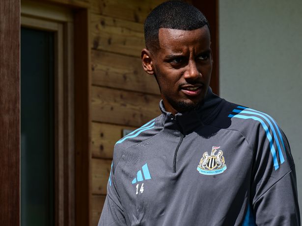 Alexander Isak during the Pre Season Training Camp at FC Seefelder Plateau on July 14, 2025 in Innsbruck, Austria