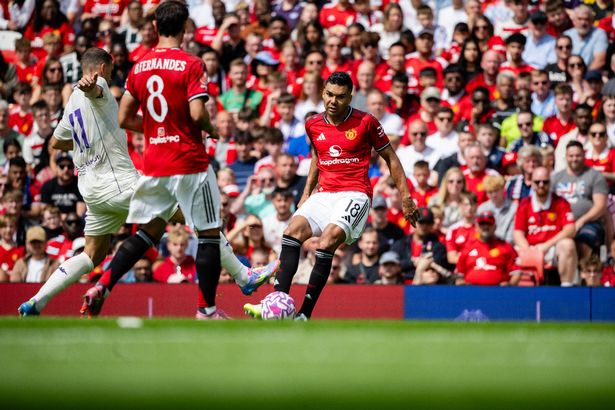Casemiro of Manchester United in action