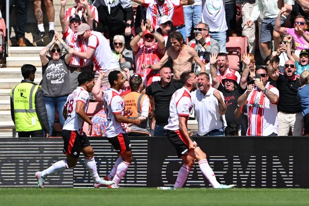 Jack Stephens of Southampton celebrates