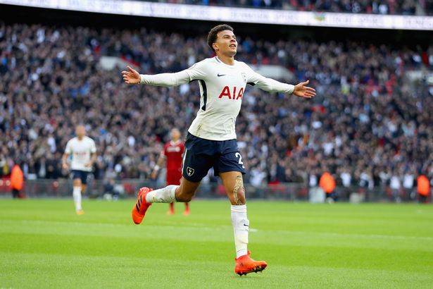 Dele Alli celebrates in 2017