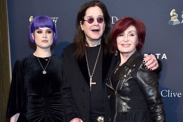 (L-R) Kelly Osbourne, Ozzy Osbourne and Sharon Osbourne attend the Pre-GRAMMY Gala and GRAMMY Salute to Industry Icons Honoring Sean