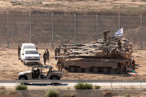 Israeli military close to Gaza border