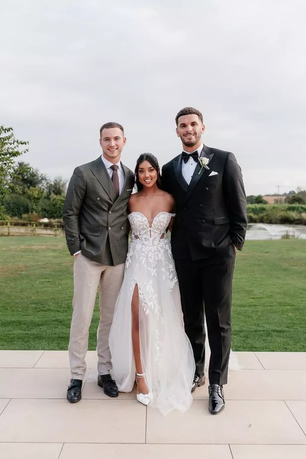 Love Island winners Kai Fagan and Sanam Harrinanan wedding