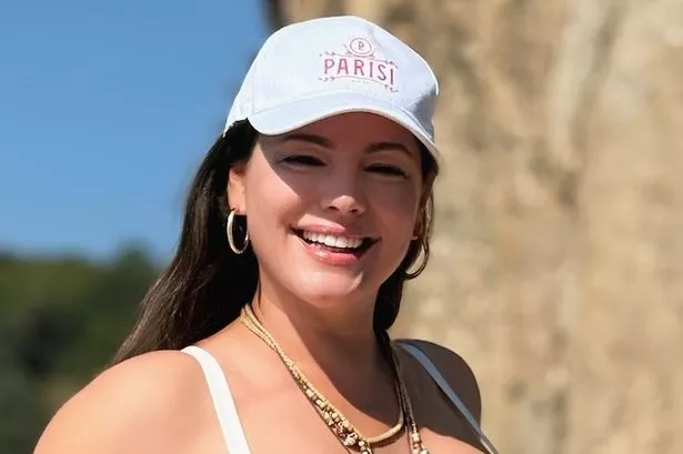 Kelly Brook embraces stunning curves in white bikini snaps as fans hail her a 'natural beauty'
