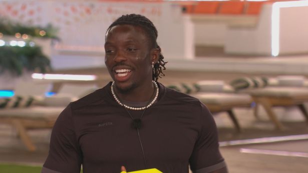 Dejon Noel-Williams in the Love Island villa.