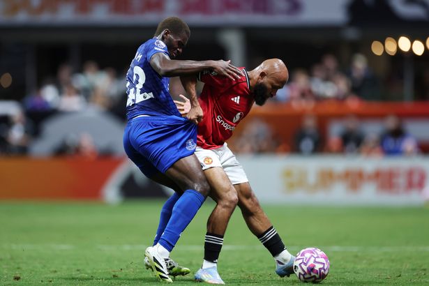 Mbeumo was making his first appearance for United