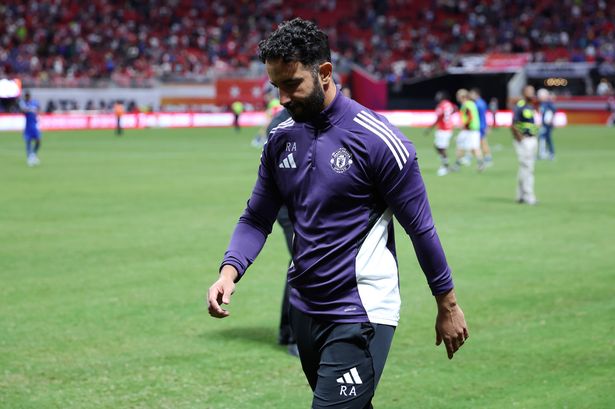 Ruben Amorim in pre-season in 2025