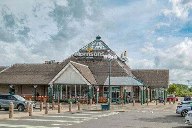 Morrisons Carpark and Front Entrance During Covid-19 Lockdown