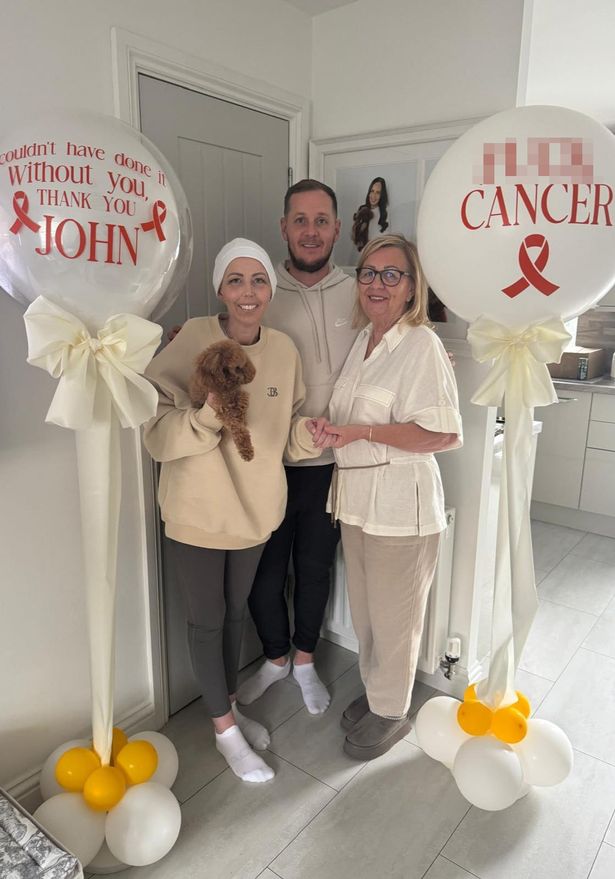 Natalie Forrest, John Forrest, and mum Anne