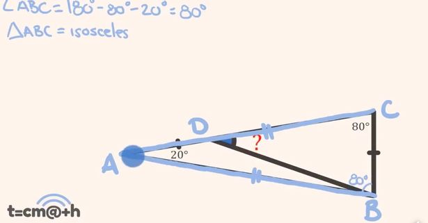 He explained how you can calculate the measure of the angle