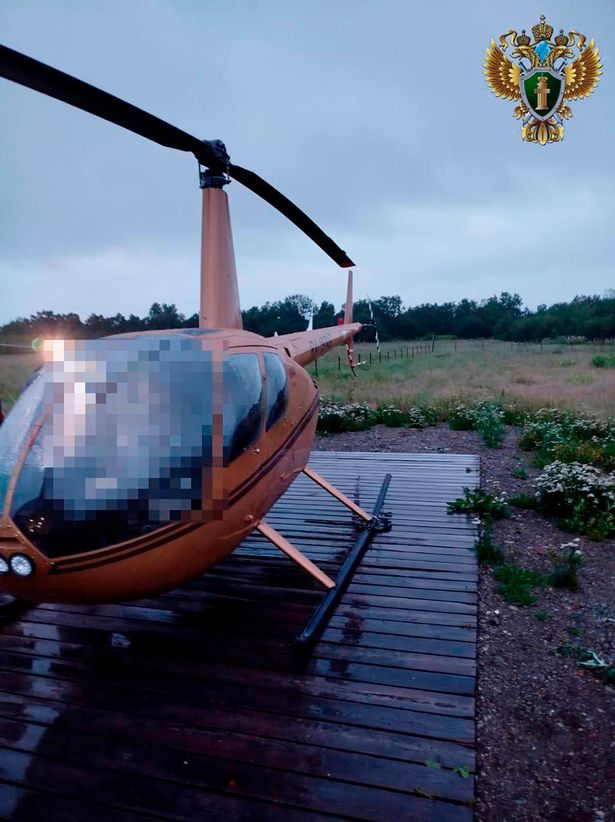 The helicopter