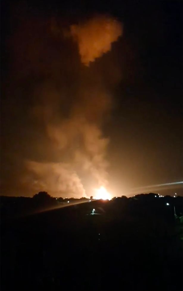 Explosion at gas compressor station