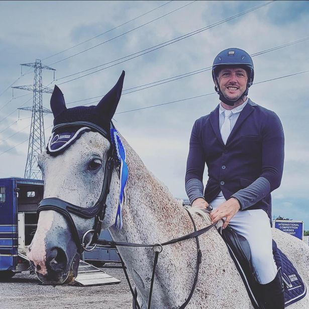 Simmonds on a horse