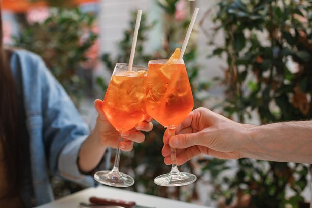 People drinking cocktails