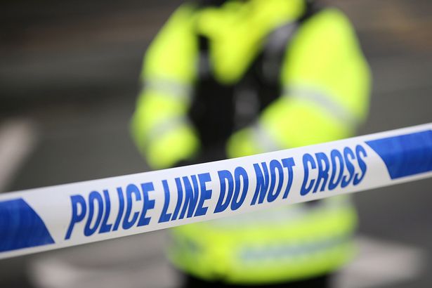Police tape for cordon