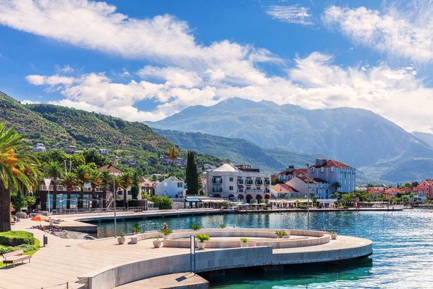 Porto Montenegro marina in Tivat, summer view