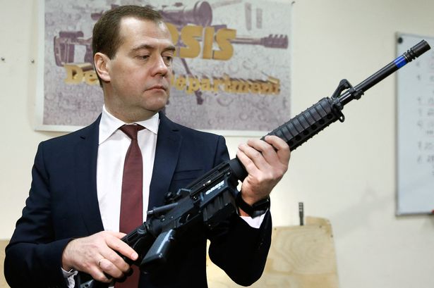 A photo of Medvedev