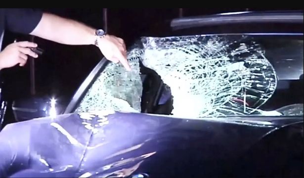 The victim’s head went through Gomez’s windshield